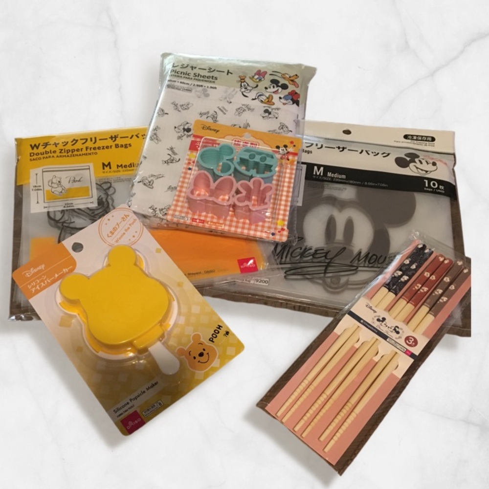 Disney Mickey and Pooh picnic set